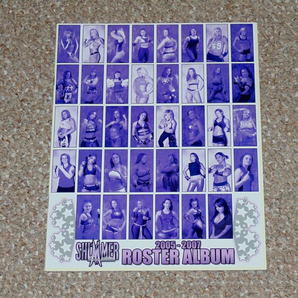 Shimmer Women Athletes 2005-2007 Roster Album Magazine Becky Lynch Beth Phoenix